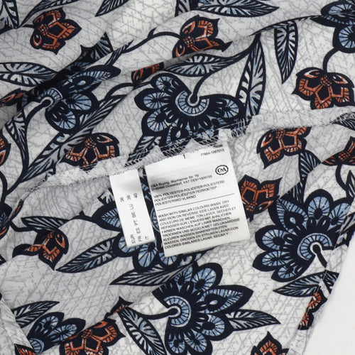 Yessica Women's Multicoloured Floral Top, Size 10