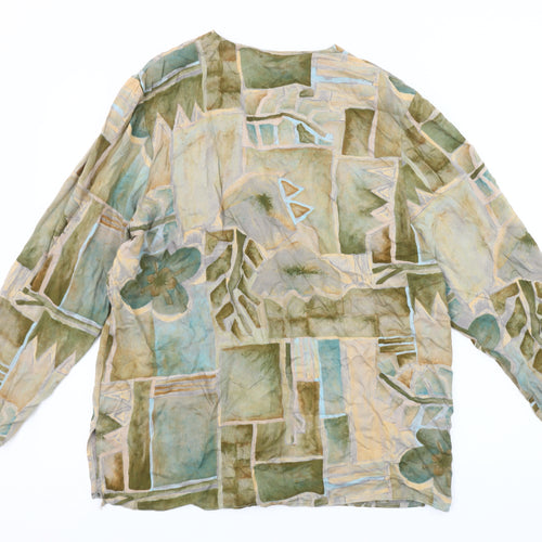 Gallery Women's Multicoloured Silk Blouse