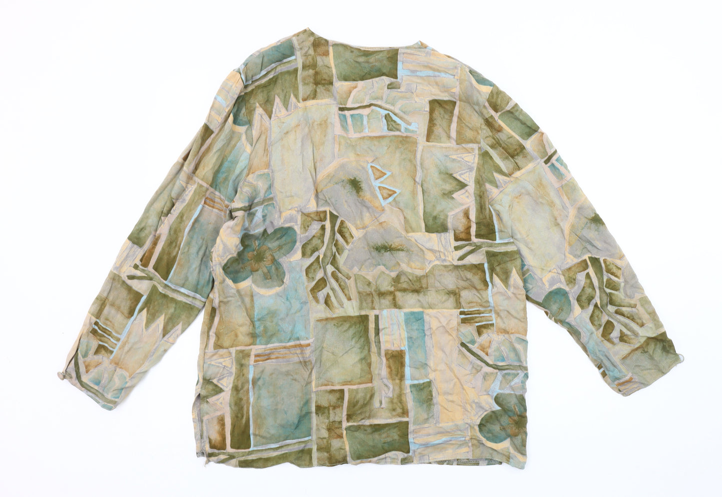 Gallery Women's Multicoloured Silk Blouse