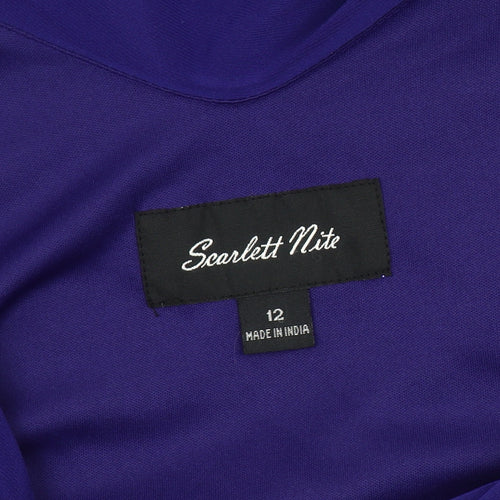 Scarlett Nite Women’s Purple Sheath Dress Size 12