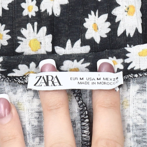Zara Women's Floral A-Line Dress Size 12