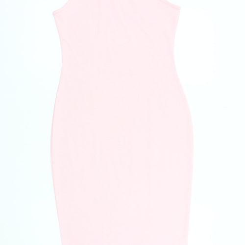 In The Style Women's Pink Bodycon Midi Dress Size 10