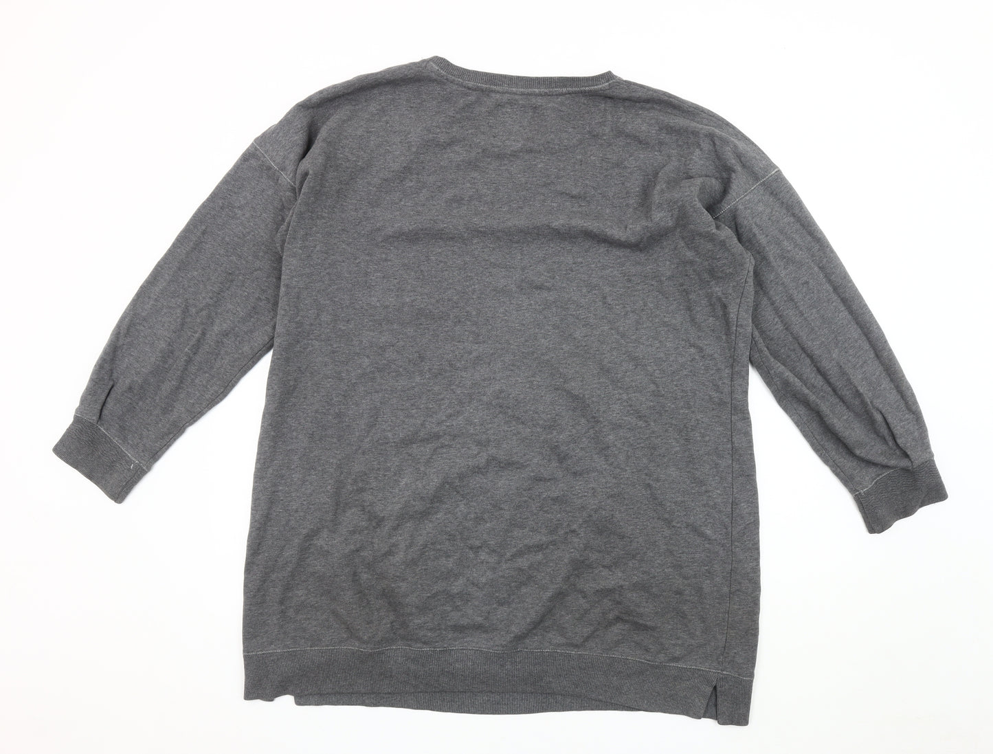 Next Men's Grey Pullover Sweatshirt L