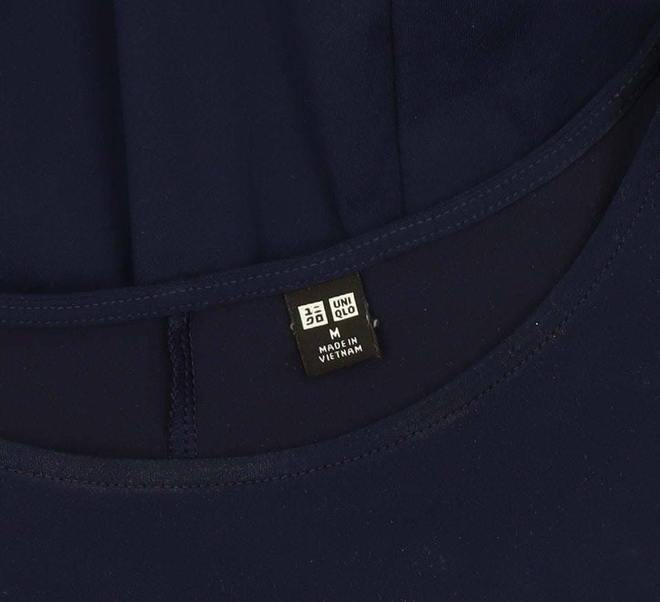 UNIQLO Women's Blue A-Line Dress M