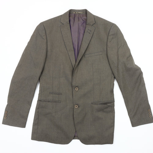 Harry Brown Men's Brown Blazer, 36R, Formal Jacket