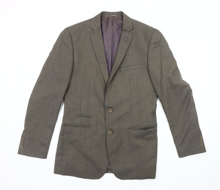 Harry Brown Men's Brown Blazer, 36R, Formal Jacket