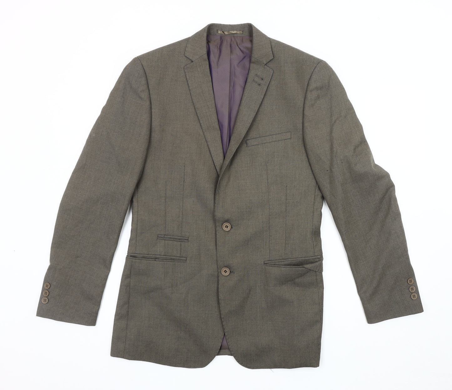 Harry Brown Men's Brown Blazer, 36R, Formal Jacket