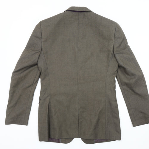 Harry Brown Men's Brown Blazer, 36R, Formal Jacket