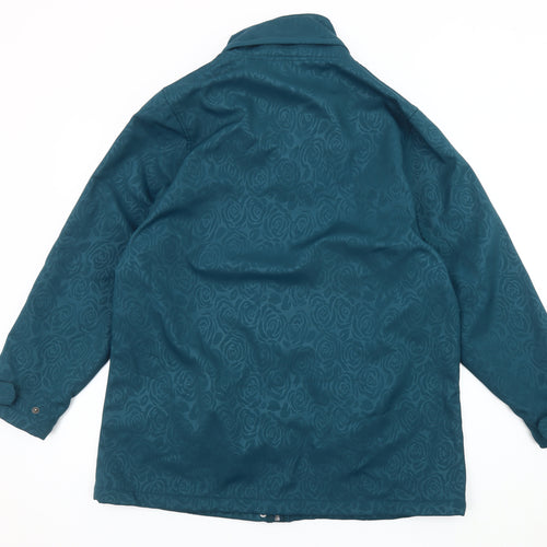 TIGI Women's Green Floral Jacket Size 14