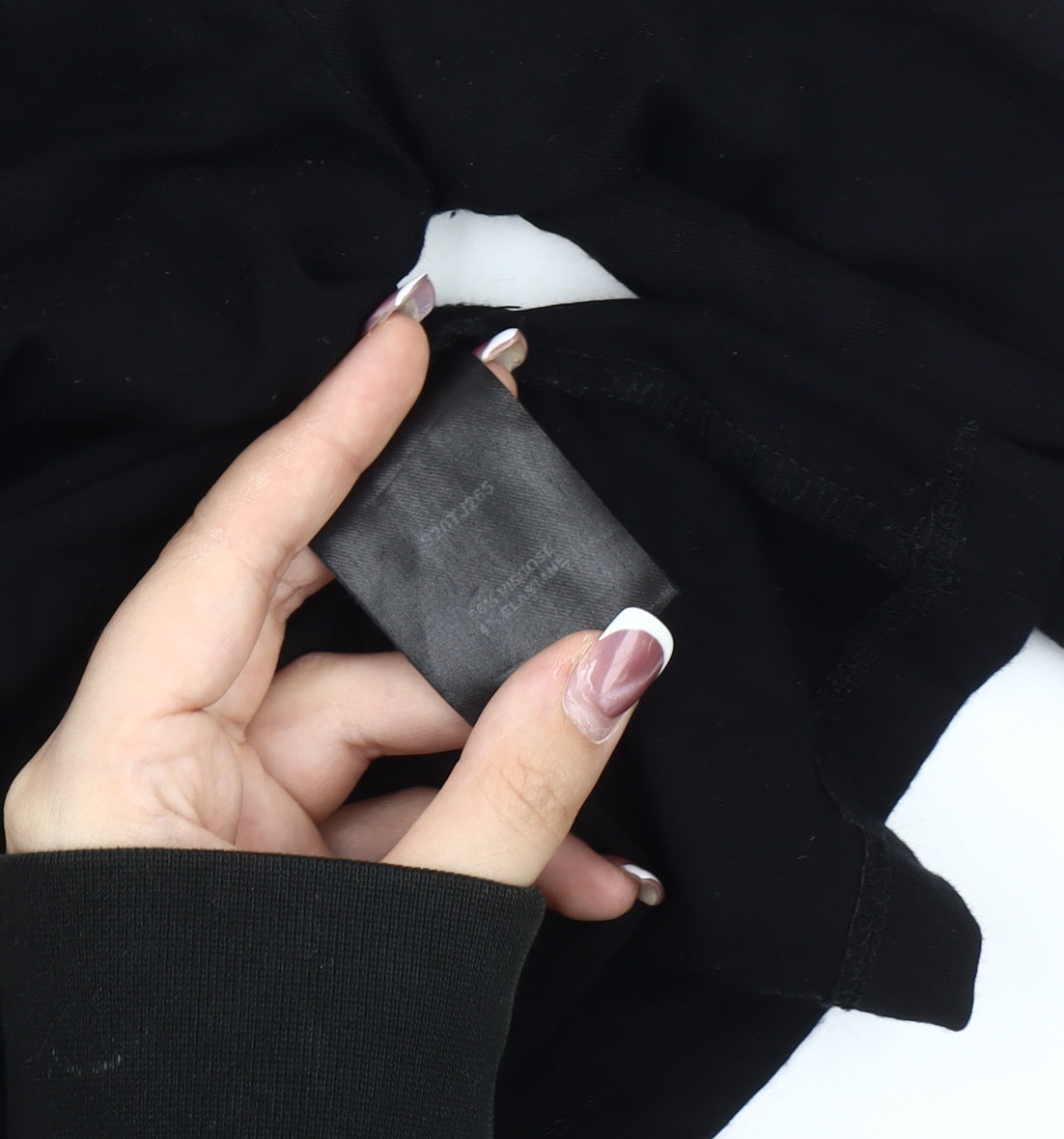 Sosandar Women's Black Wrap Blouse, Size 14, V-Neck, Long Sleeve