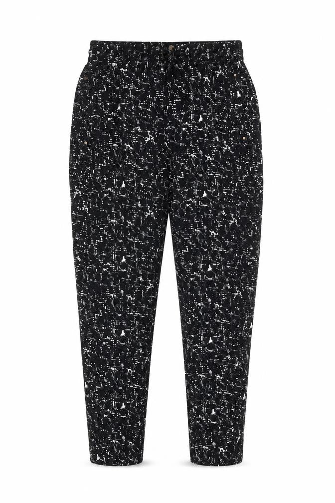 Front view of H&M Women's Black Jogger Trousers, size 8