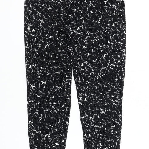 H&M Women's Black Jogger Trousers Size 8