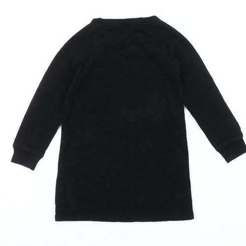 Next Girls Black Sweatshirt Dance Theme 7 Years - Stylish & Comfortable