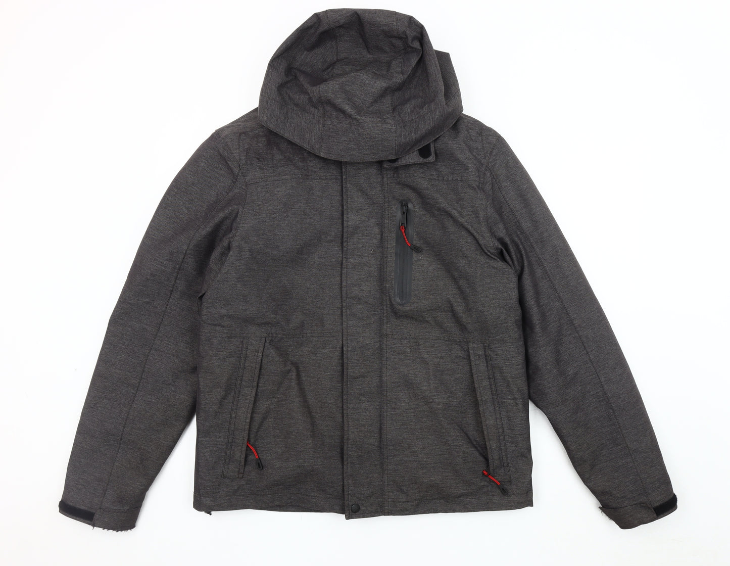 Marks and Spencer Men's Grey Hooded Puffer Jacket M