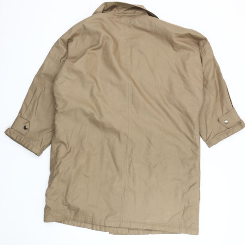 sands Women's Beige Overcoat Size 16 Classic Style
