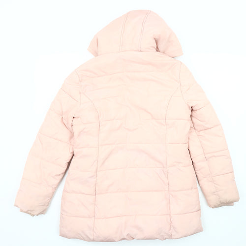Marks and Spencer Girls Pink Puffer Jacket 10-11 Years