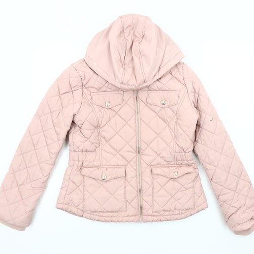 River Island Girls Pink Puffer Jacket 15-16 Years