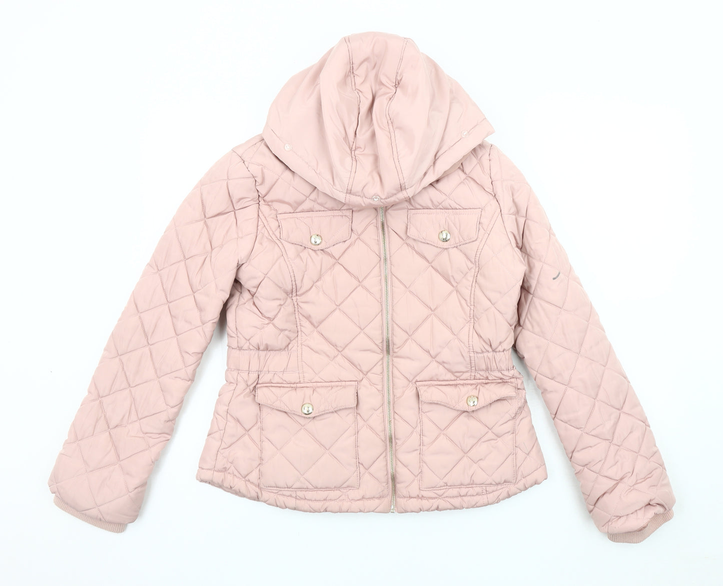 River Island Girls Pink Puffer Jacket 15-16 Years