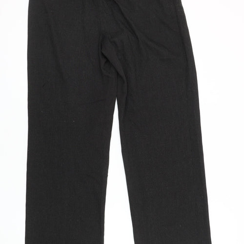 Next Men's Black Regular Fit Trousers Size 12