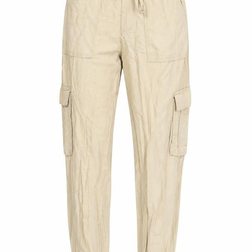 Zara Women's Beige Cargo Trousers XS - Casual Style