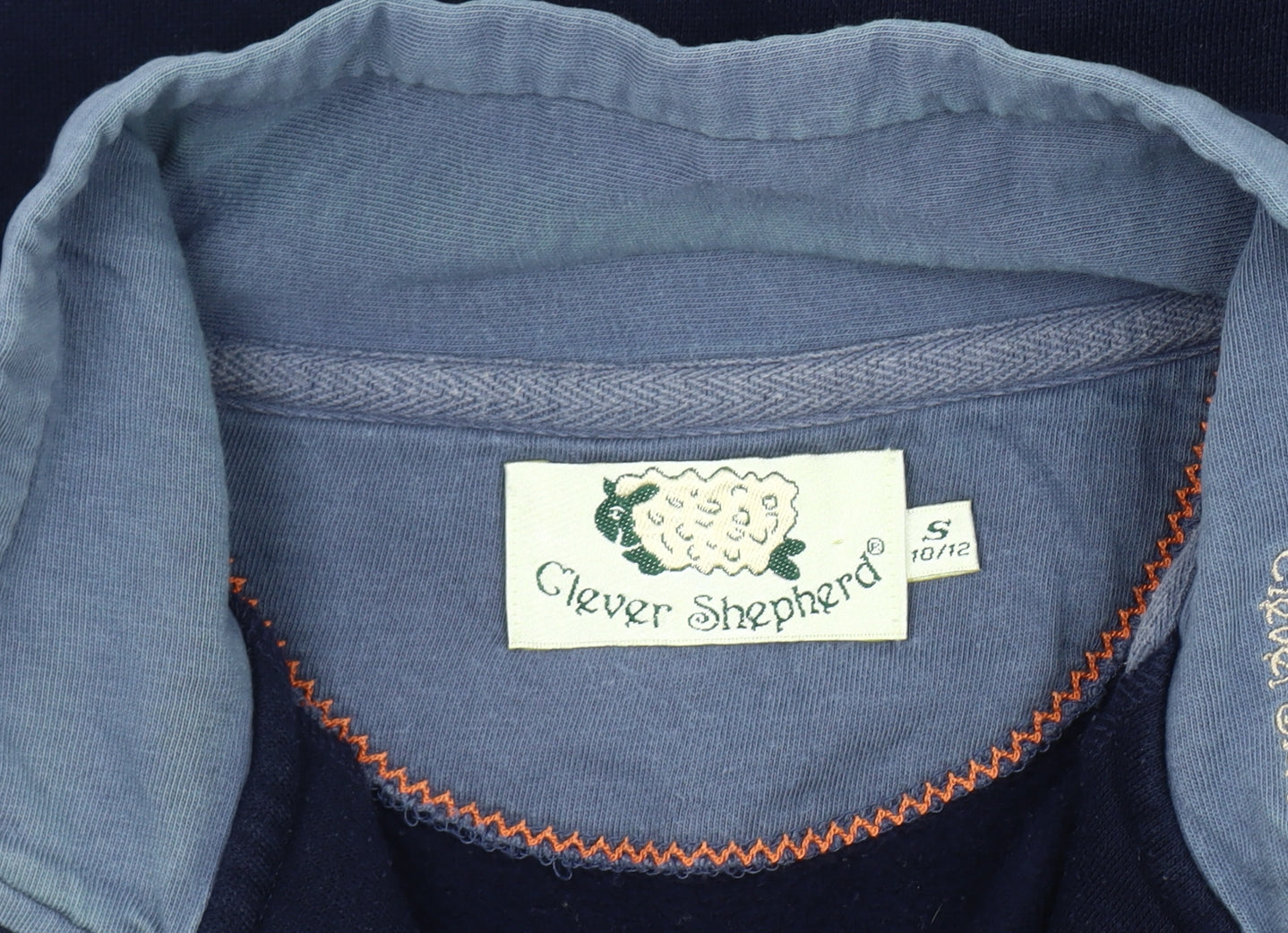Clever Shepherd Women's Blue Pullover Sweatshirt Size 10