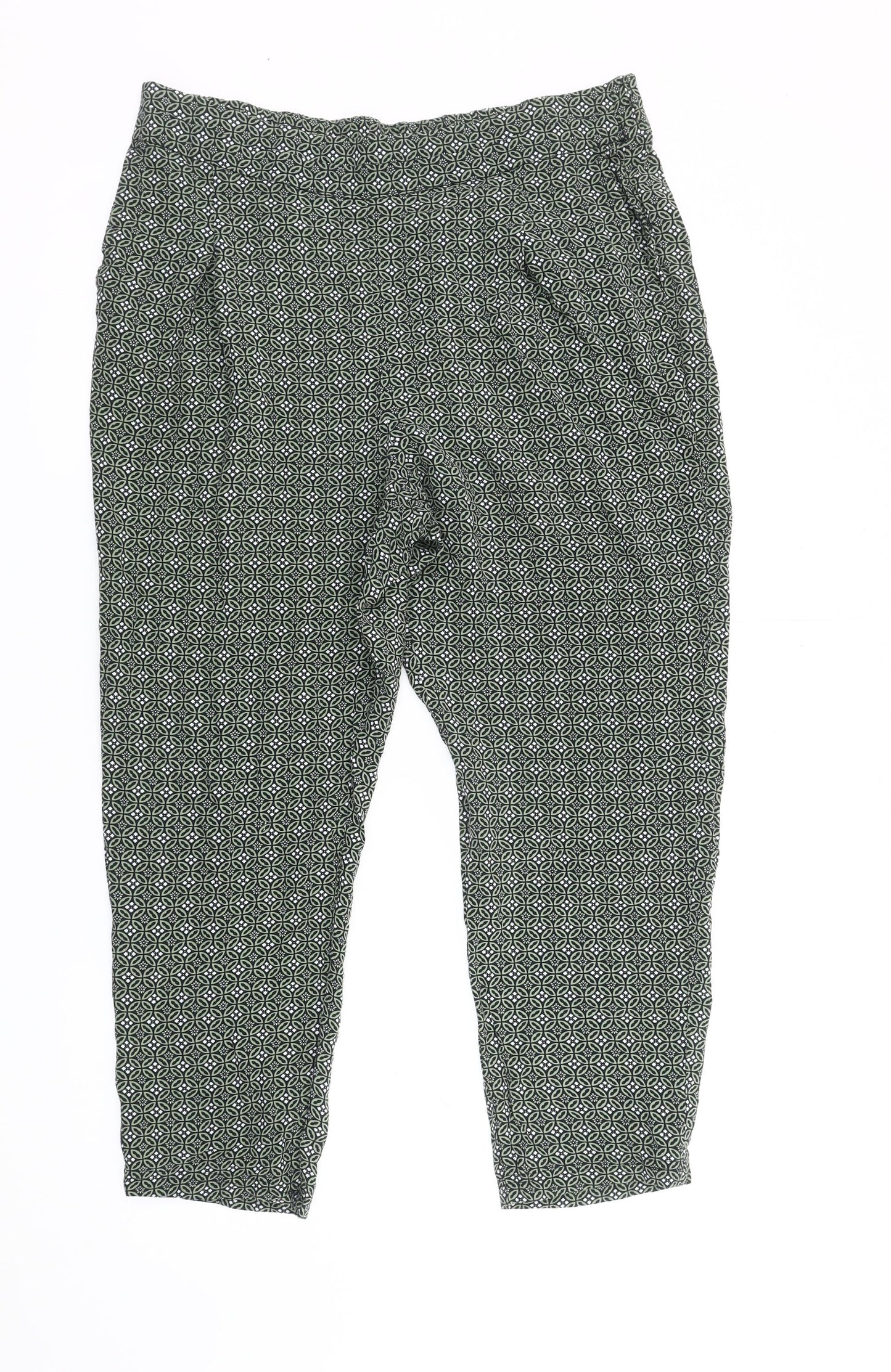 Marks and Spencer Women's Multicoloured Trousers - Size 12