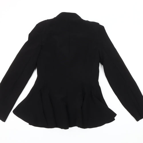 Anny Baby Black Women's Blazer M, Slim Fit, Button Accent