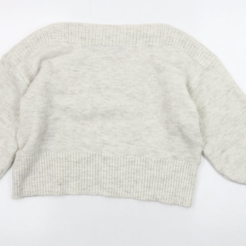 Marks and Spencer Women's Ivory Knit Jumper L