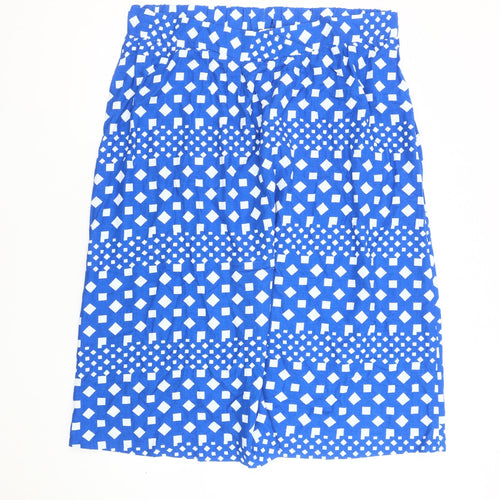 Next Women's Blue Geometric Skirt, Size 20