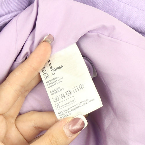 Divided Women's Purple Blazer, Size 12, Mid-Length, Casual