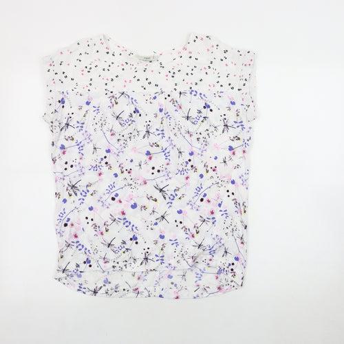 Next Women's Multicoloured Floral Blouse Size 10