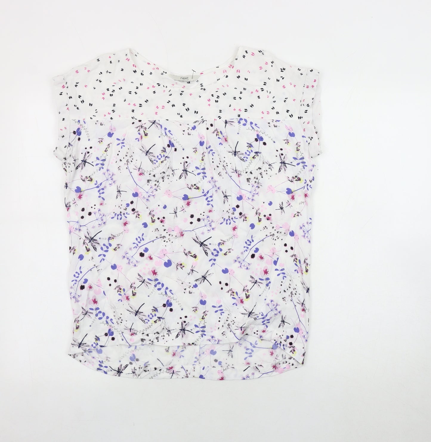Next Women's Multicoloured Floral Blouse Size 10