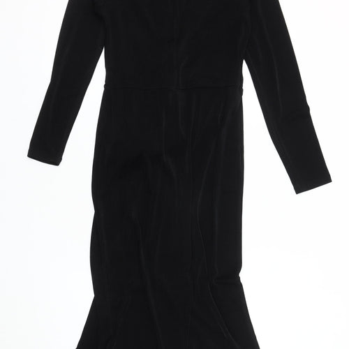 Miss Selfridge Women's Black Bodycon Dress Size 10