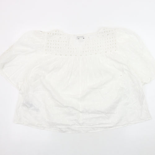 Marks and Spencer Women's White Blouse Size 16
