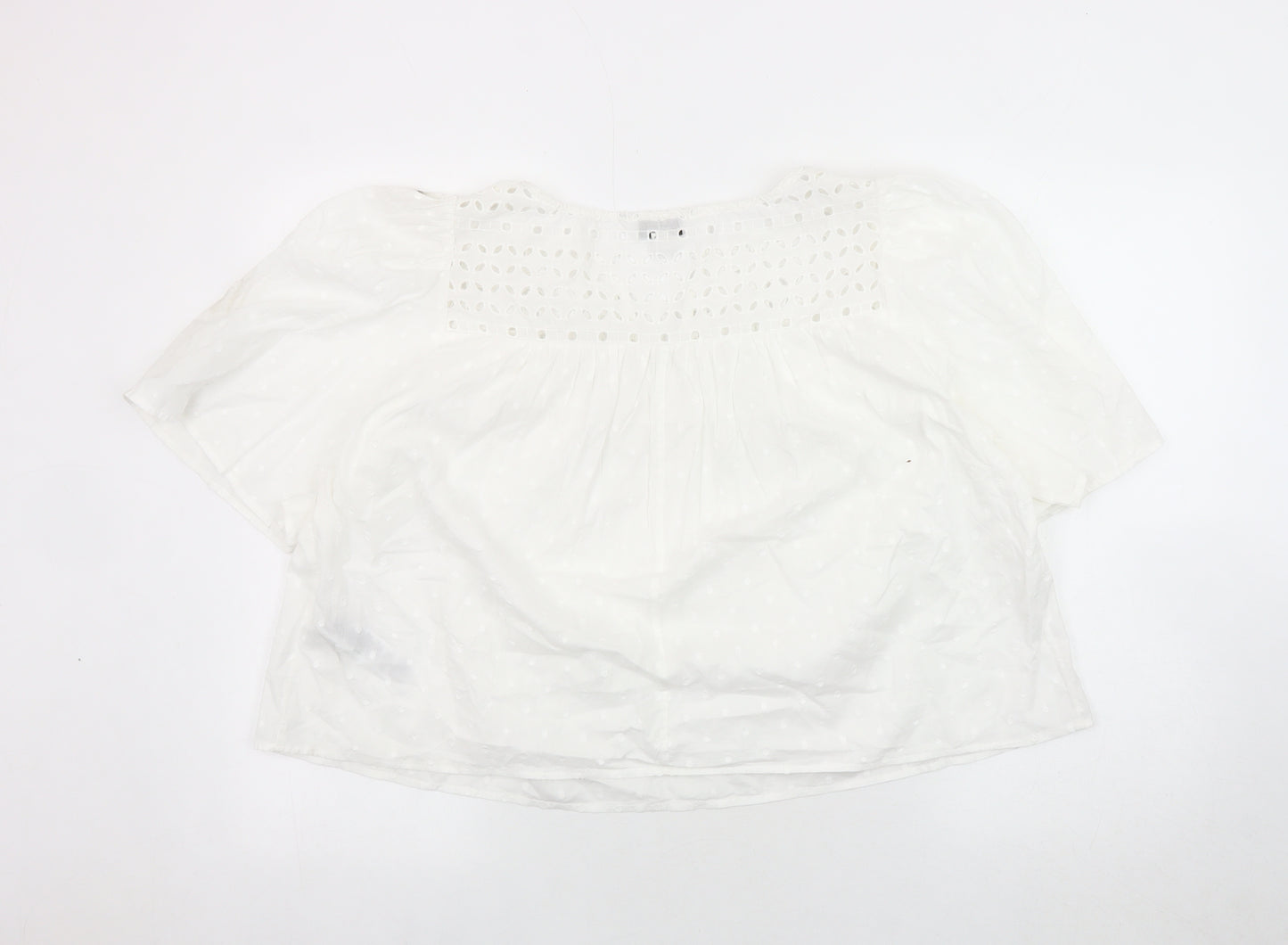 Marks and Spencer Women's White Blouse Size 16