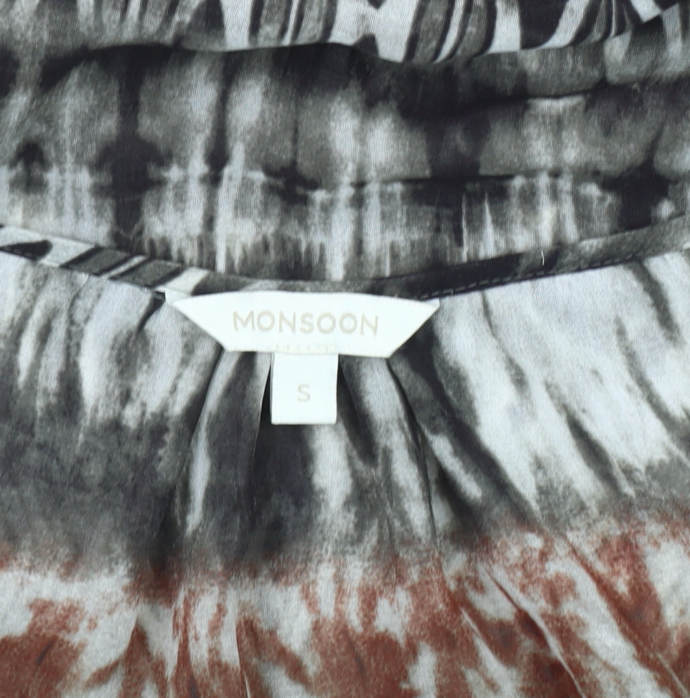 Monsoon Women's Multicoloured Geometric Blouse S