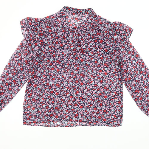 Marks and Spencer Women's Floral Blouse Size 12 Multicoloured