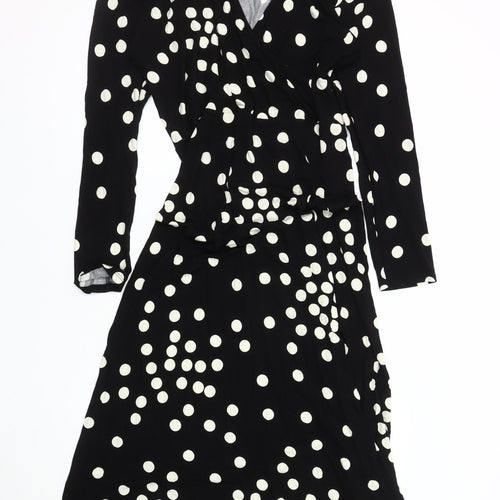 Friends Like These Black Polka Dot Dress, Size 12