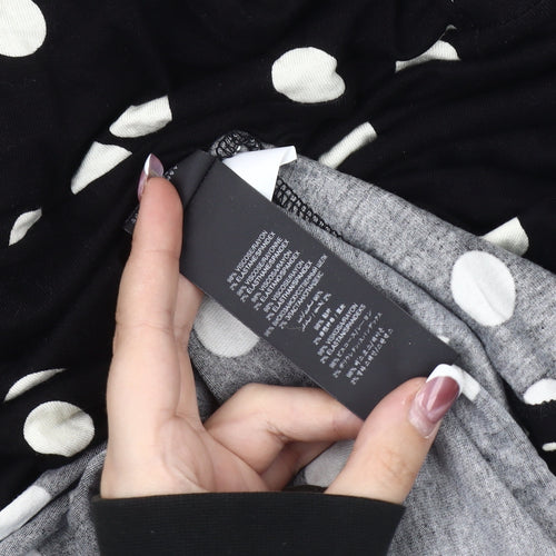 Friends Like These Black Polka Dot Dress, Size 12