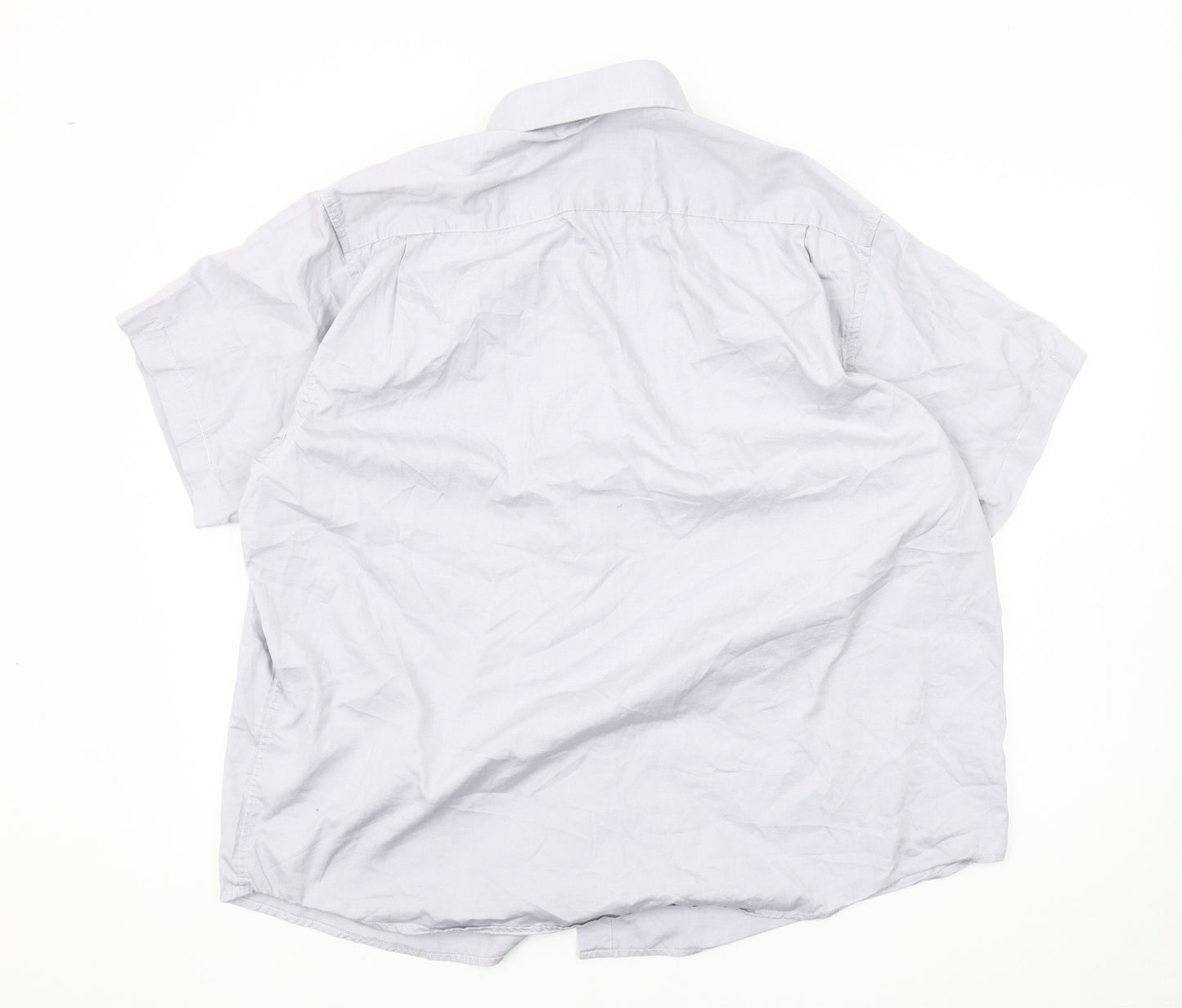 Van Heusen Men's White Short Sleeve Casual Shirt