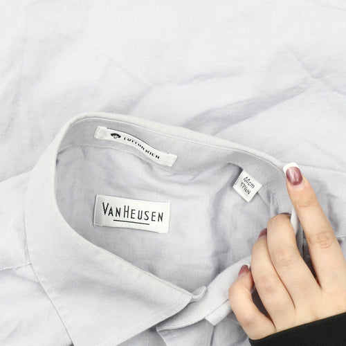 Van Heusen Men's White Short Sleeve Casual Shirt