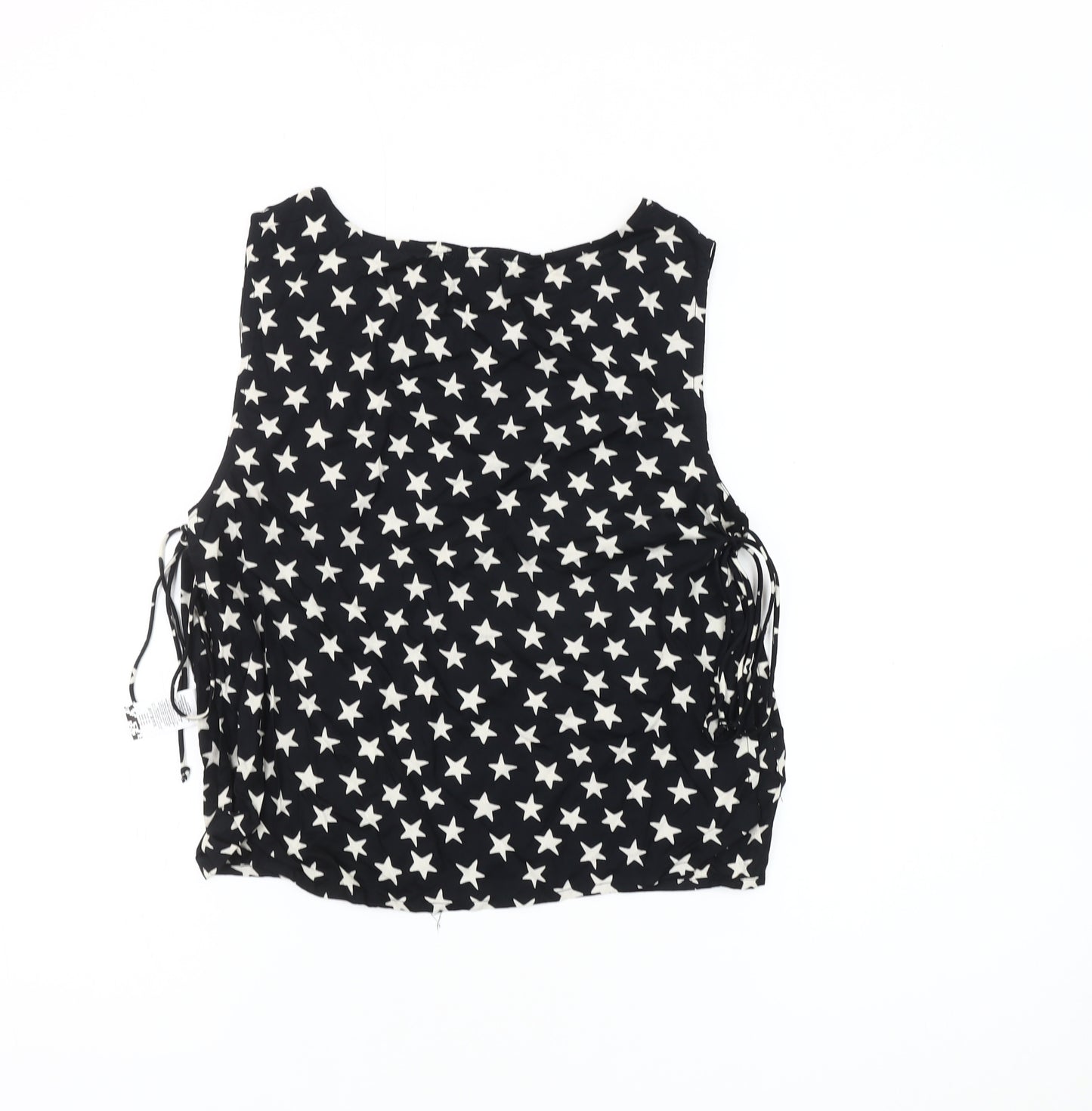 ASOS DESIGN Women's Black Star Pattern Tank Blouse Size 4