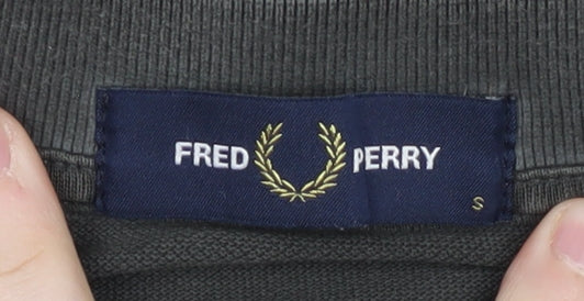 Fred Perry Men's Grey Polo Shirt Size S Casual Logo