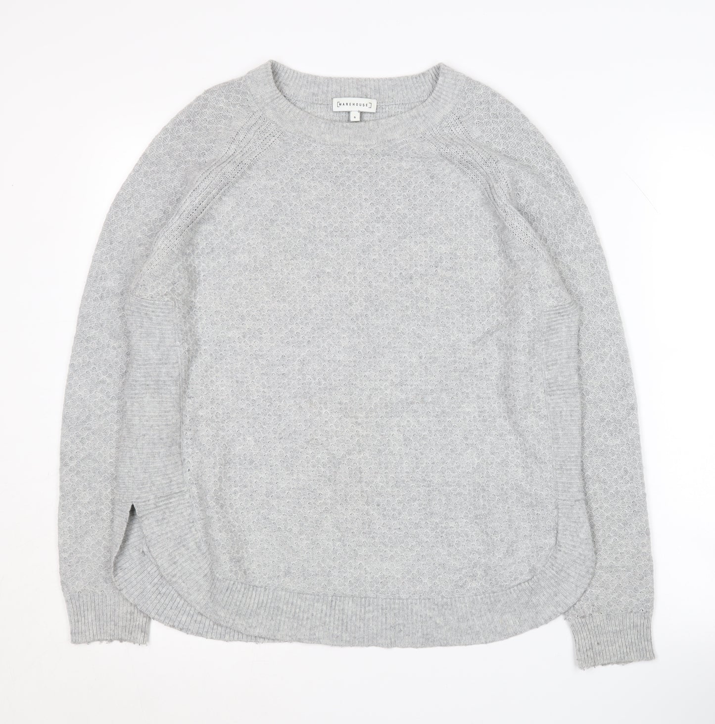 Warehouse Women's Grey Pullover Jumper Size 8