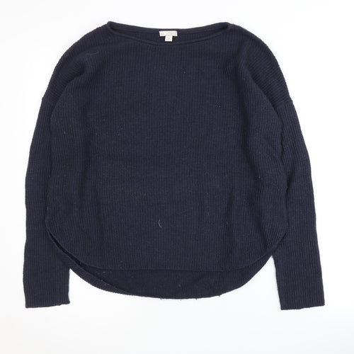 Gap Women's Blue Pullover Boat Neck Jumper