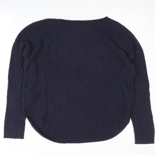 Gap Women's Blue Pullover Boat Neck Jumper