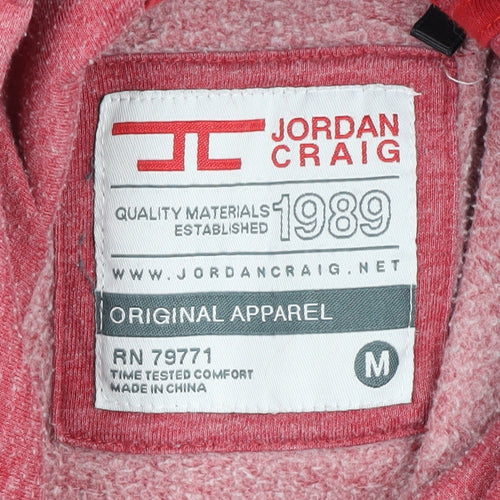 Jordan Craig Men's Red Full Zip Hoodie M