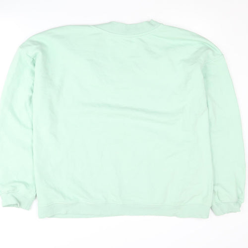 Bekkin Unisex Green XL V-Neck Pullover Sweatshirt