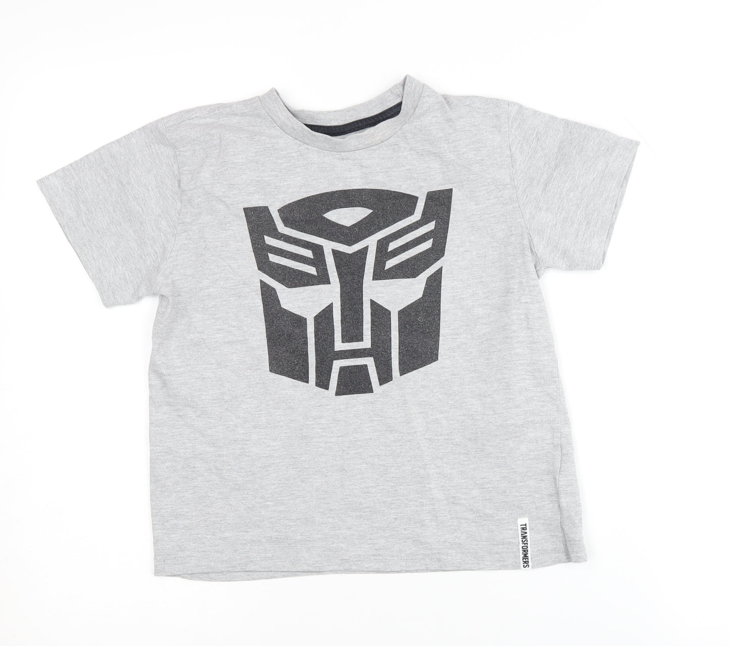 Character.com Boys Grey Transformers T-Shirt 7-8 Years