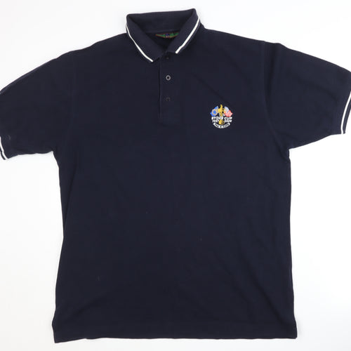 Glenmuir Men's Blue Polo Shirt S Golf Casual
